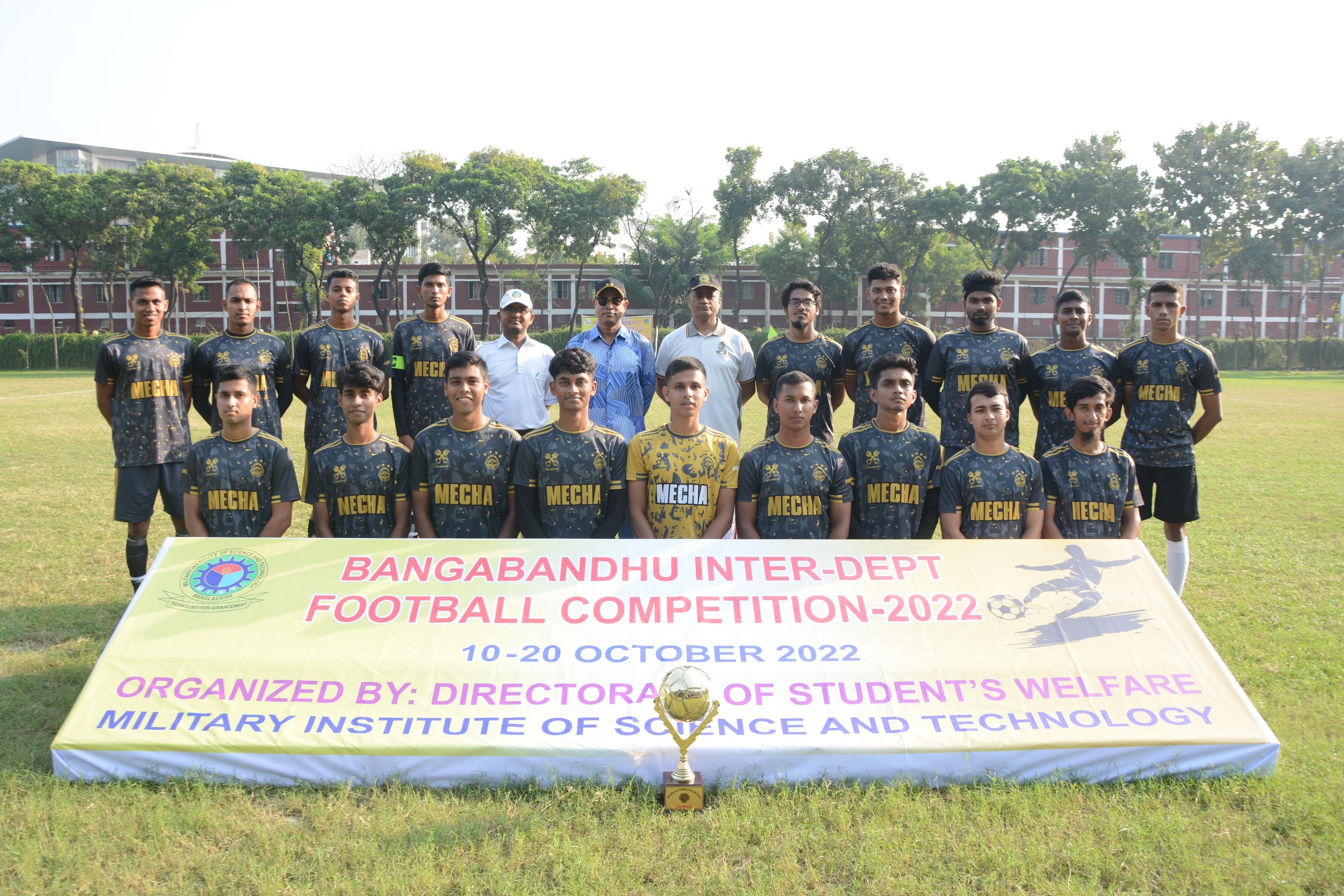 BANGABANDHU INTER DEPARTMENT FOOTBALL COMPETITION -2022