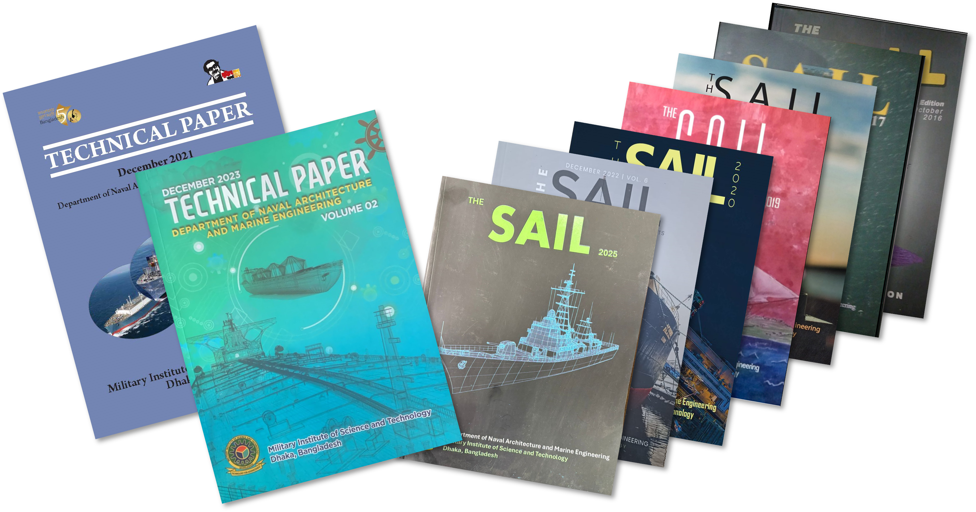 Departmental Annual Publication "THE SAIL" and "TECHNICAL PAPER"