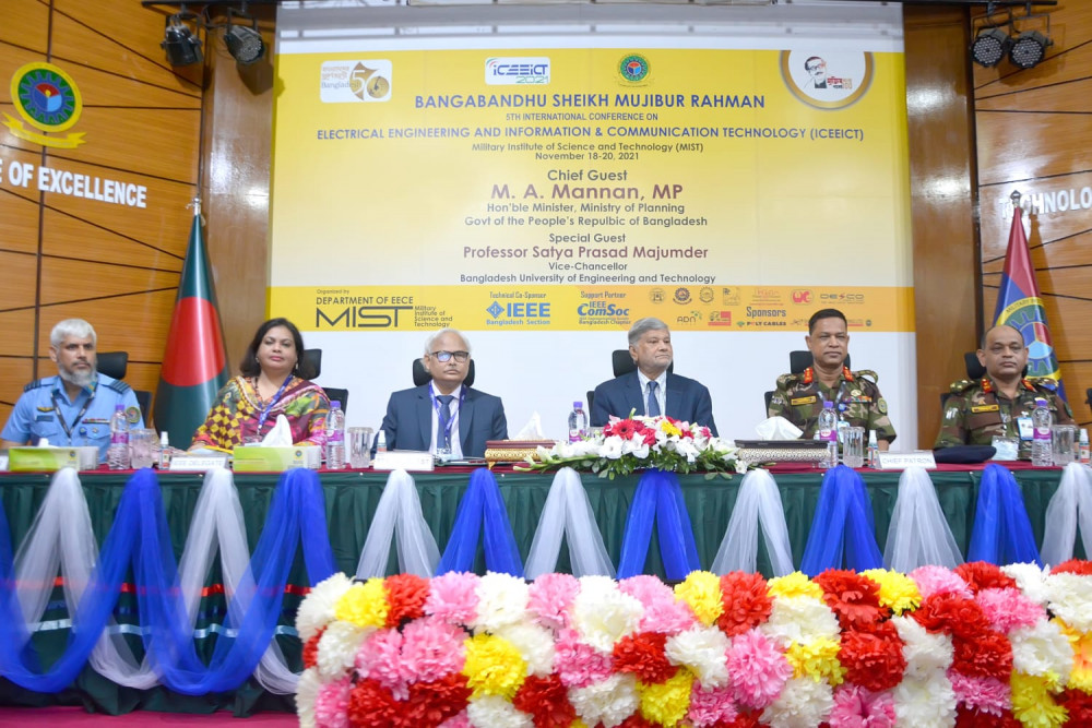 Bangabandhu Sheikh Mujibur Rahman 5th International Conference on Electrical Engineering and Information & Communication Technology (ICEEIT) held at MIST on 18-20 November 2021