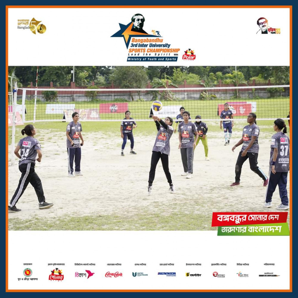 MIST Volleyball Team (Female) snatched 4th Place in Bangabandhu 3rd Inter University Sports Championship 2022